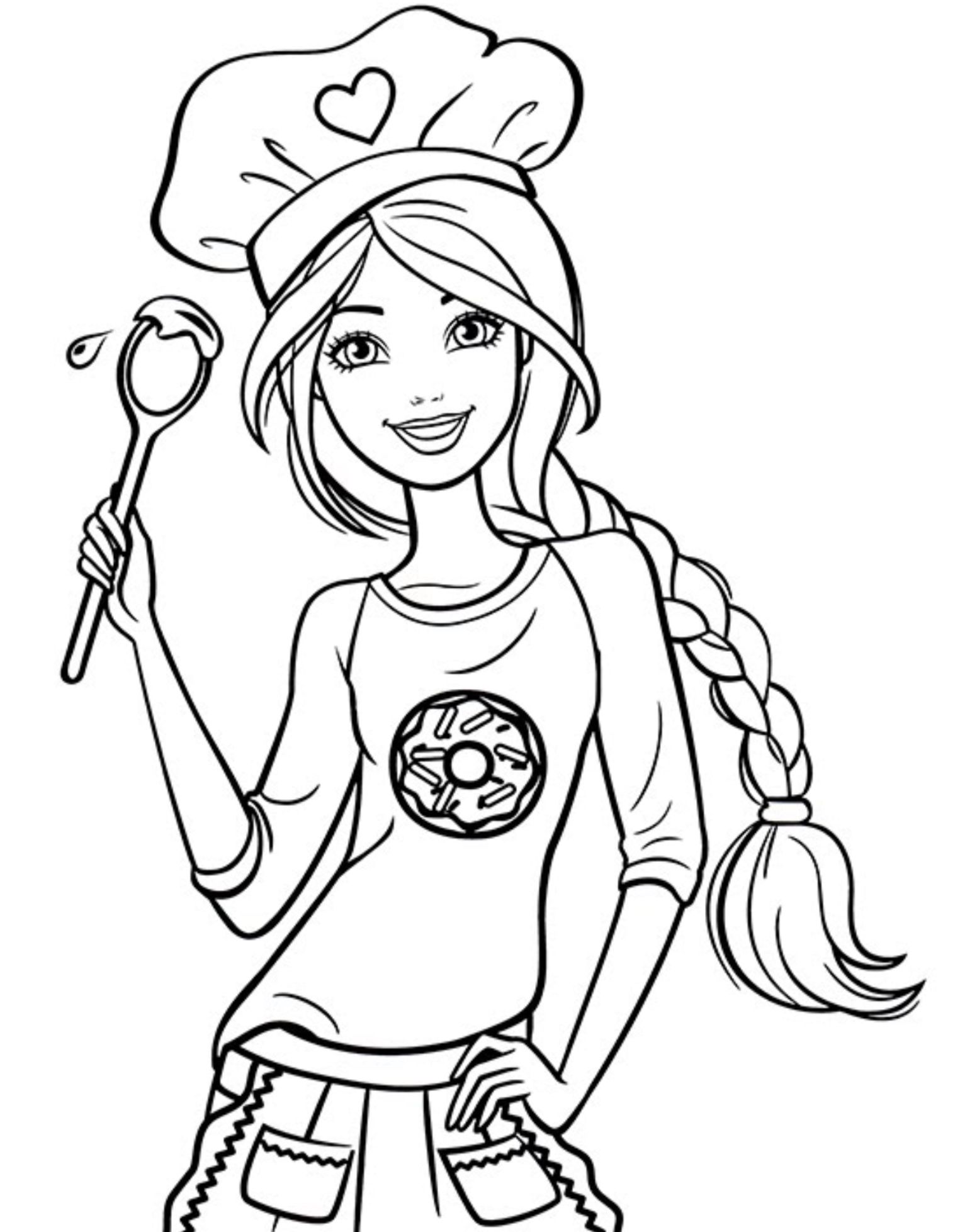 Featured image of post Barbie Colouring Pages