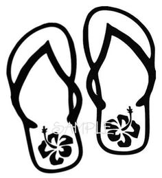 Featured image of post Flip Flop Clipart Black And White