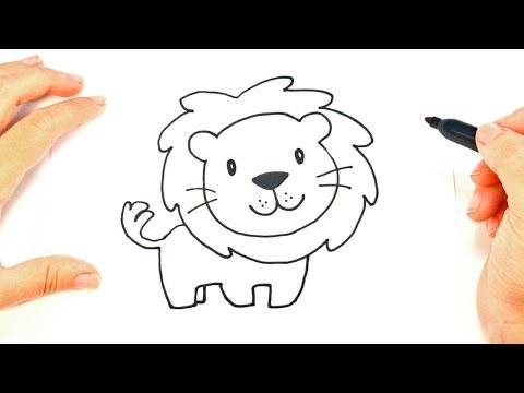 Featured image of post Lion Head Drawing For Kids